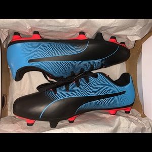 Puma Spirit II FG Junior Soccer Cleats - Blue